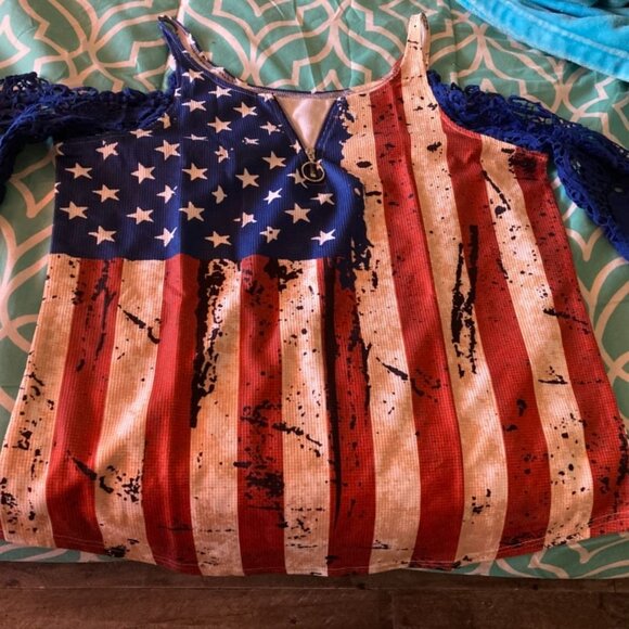 American flag T shirt - Picture 2 of 2